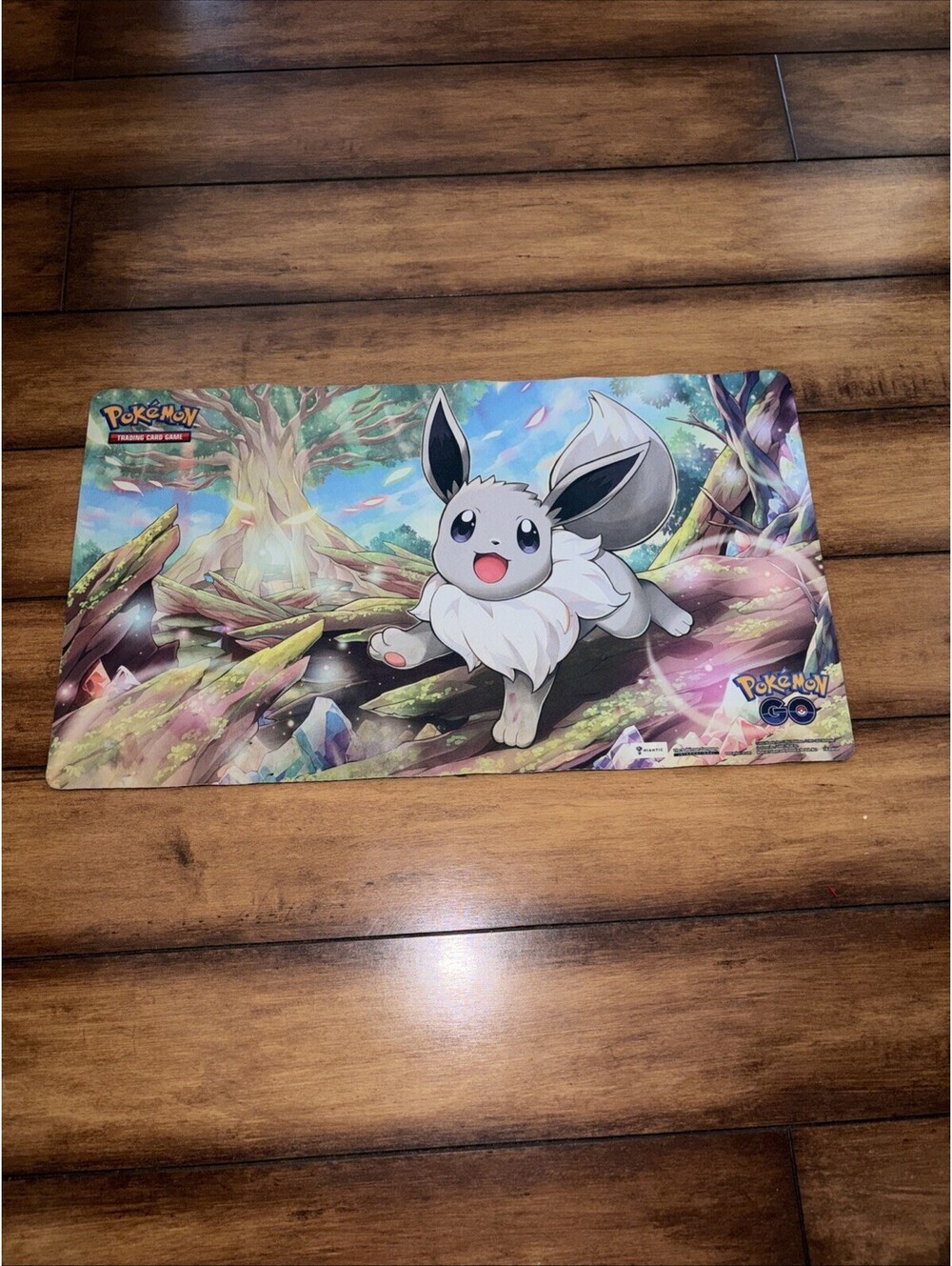 Radiant Eevee Playmat Pokemon Go Premium Collection (Mat Only, No Boosters) NEW